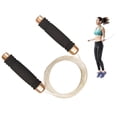 thumbnail image 1 of Cuerda de saltar de alambre de material acero ajustable profesion con bolsa de transporte, gimnasio, , fácil de ajustar Cuerda de saltar de cali - Negro, 1 of 7