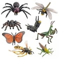 thumbnail image 1 of 2x8 Piezas De Modelos De Insectos De Simulación Juguetes Educativos Regalos De Cumpleaños Para Niñas 2 piezas, 1 of 8