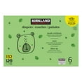 Kirkland Signature Soft, Super Absorbent Diapers, Size 6 (132 Count) with Wetness Indicator
