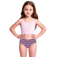 thumbnail image 4 of Girls Swimsuit Graphic Print Quick Dry Elastic Brief Underwear for Hawaiian Girls&nbsp;Bathing Suit Blue 3 Years-4 Years, 4 of 4