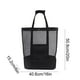thumbnail image 3 of Bolsa de Playa con Separación de Ropa Seca y Húmeda | Bolsa de Malla de Gran Capacidad | Asas Suaves y Gruesas | Tejido Transpirable | Doble Cremallera | Compartimento de Aluminio para Hielo | Bolsa, 3 of 6