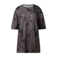 thumbnail image 4 of Short Sleeve Shirts for Women Summer Tops 2025 Spring Camouflage Printed Casual half Sleeve Crew Neck Oversize Loose Fit Tees Shirts, 4 of 9