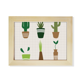 thumbnail image 1 of Marco de foto de madera Unbranded Plantas suculentas cactus 6x8 pulgadas, 1 of 4