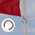 thumbnail image 2 of Miangastore 2pcs Flag Pole Windproof Chain Flagpole Guide Beads Chain Flagpole Guide Tool Flagpole Accessory, 2 of 9