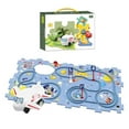 thumbnail image 1 of Puzzle Racer Kids Car Track Set - Educational Puzzle Toys for Kids - Play Experience with 5pcs Space Design Racer Track Set, 1 of 6