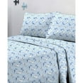 thumbnail image 1 of Sanders Printed Microfiber 3 Pc. Sheet Set, Twin, Blue, 1 of 3