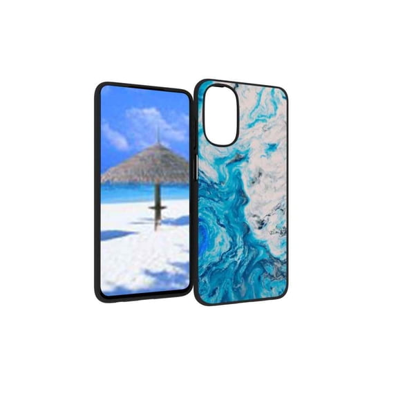 Blue-Marble-71 Phone Case, Degined for Moto G 5G 2022 Case Men Women, Flexible Silicone Shockproof Case for Moto G 5G 2022