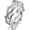 Silver, variant on Stainless Steel Vintage Jesus Crown of Thorns Rings for Men Women Vine Branch Shape Lucky Ring