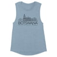 thumbnail image 1 of Skyline Botswana South Africa Women's Muscle Tank Large Stonewash Denim, 1 of 5
