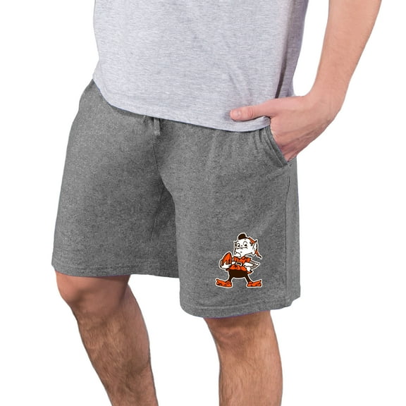 Men's Concepts Sport  Charcoal Cleveland Browns Quest Knit Jam Shorts