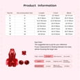 thumbnail image 5 of dPois Costume de Pom-Pom Girl pour Filles Enfants Tenue de Cheerleading Robe Justaucorps à Col Montant à Paillettes avec Rouge 10, 5 of 5