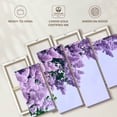 thumbnail image 6 of Elephant Stock Delicate Purple Lilacs Wall Art - Horizontal Multi Panel Canvas - Living Room Wall Decor - Floral And Botanical Multi Panel - Purple And Green Decor - 75" x 48", 6 of 8