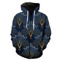 thumbnail image 1 of Sudadera con capucha y cremallera para hombre con estampado geométrico abstracto, estilo Harajuku para adolescentes, con estampado 3D, de manga larga, estilo hip hop, de gran tamaño., 1 of 6