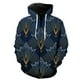 thumbnail image 1 of Sudadera con capucha y cremallera para hombre con estampado geométrico abstracto, estilo Harajuku para adolescentes, con estampado 3D, de manga larga, estilo hip hop, de gran tamaño., 1 of 6