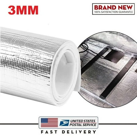 21Sqft Reflective Aluminum Foil Insulation Perforated Attic Roof Radiant Barrier