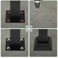 thumbnail image 6 of IVV Handrails for Outdoor Steps Fits 1 to 3 Steps, Outdoor Stair Railing, Wrought Iron Handrail with Installation Kit for Concrete Steps, Porch Steps (3 Steps), Matte Black, 6 of 9