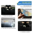 thumbnail image 2 of Beautiful Dolphins Jumped over Waves Car Windshield Sun Shade Foldable Car Front Window Visor Heat and UV Protection 53x23.5, 2 of 8