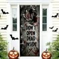 thumbnail image 5 of Zombie Door Cover, Halloween Decorations, Halloween Door Decor QNN01D - 32" x 80", 5 of 5
