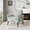 Multi + Polyester＋2, variant on DIANJIE Multi Color Floral Fabric Accent Armchair with Solid Wood Legs for Living Room Small Space Decor