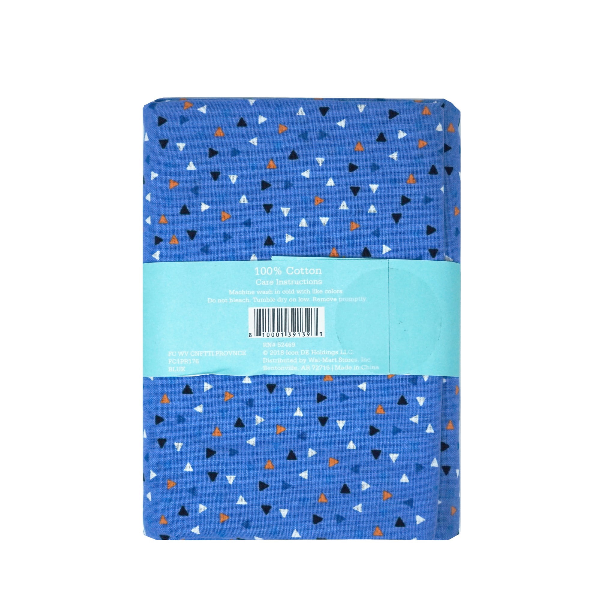 (3 pack) Waverly Inspirations 1 Yard Cut 100% Cotton Prints Fabric Confetti Provence Blue 44" Wide for Quilting & Sewing