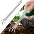 thumbnail image 1 of Bonsai Root Rake Stainless Steel Loosening Soil Tool for Garden Soil Aeration and - Multipurpose for Landscaping and Potting, 1 of 5