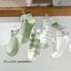 thumbnail image 1 of Calcetines de verano para mujer, de boca baja, color verde limón, transpirables, cortos, estilo Harajuku, invisibles, para niños, 1 of 4