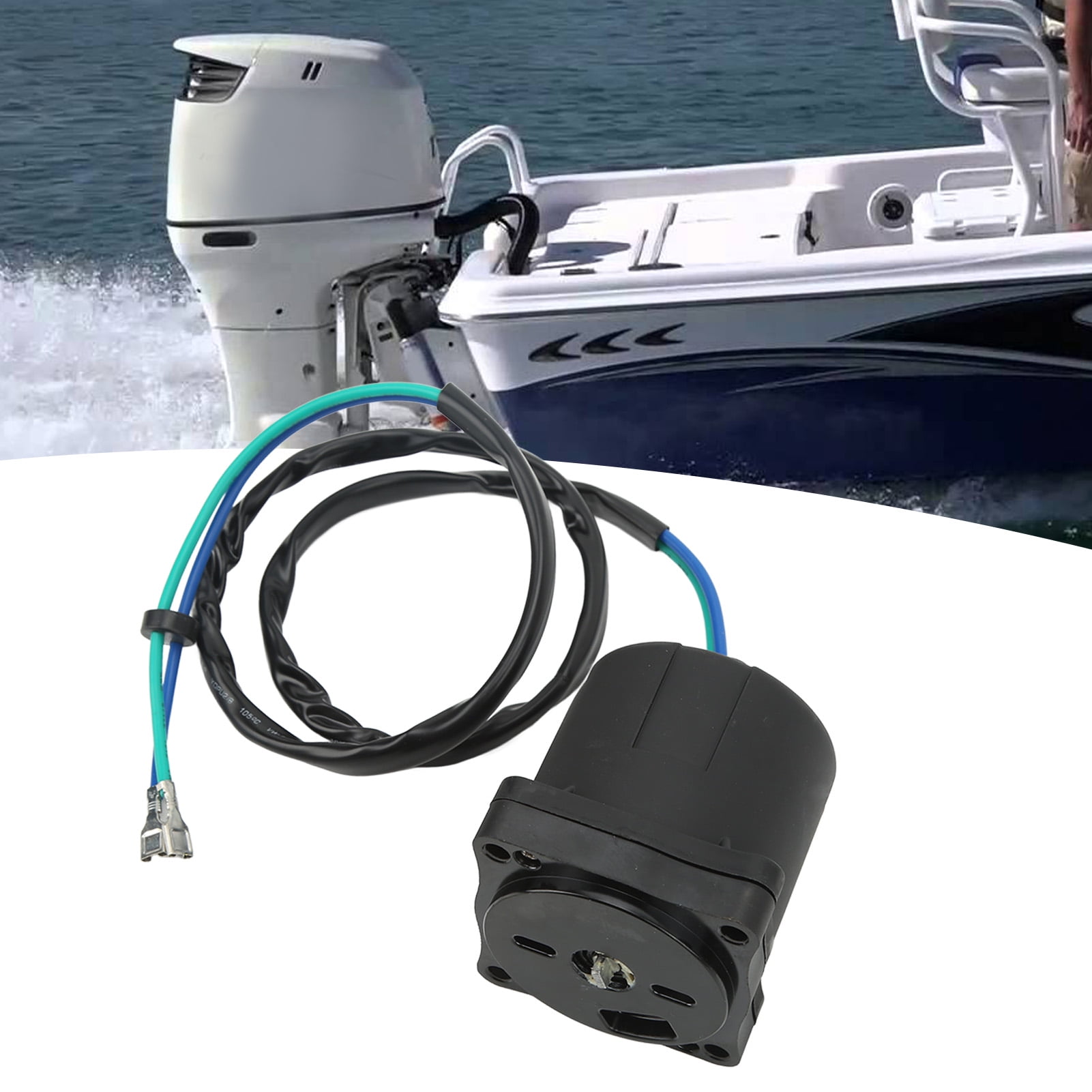 Tilt Trim Motor, 38100 87L10 Quick Start Metal Alloy