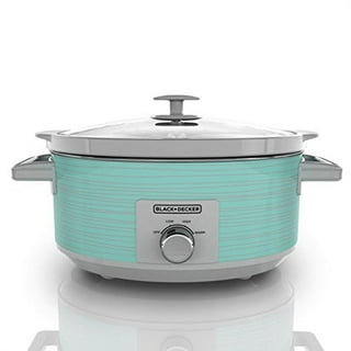 IMUSA USA GAU-80113T 1.5 Quart Teal Slow Cooker with Glass Lid