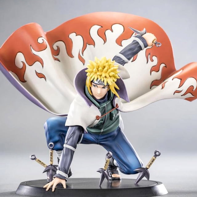 Naruto Anime figura juguete Namikaze Minato figura como regalo Sincero Electrónica