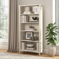 thumbnail image 2 of Salinas Tall 5 Shelf Bookcase in Antique White - Engineered Wood, 2 of 8