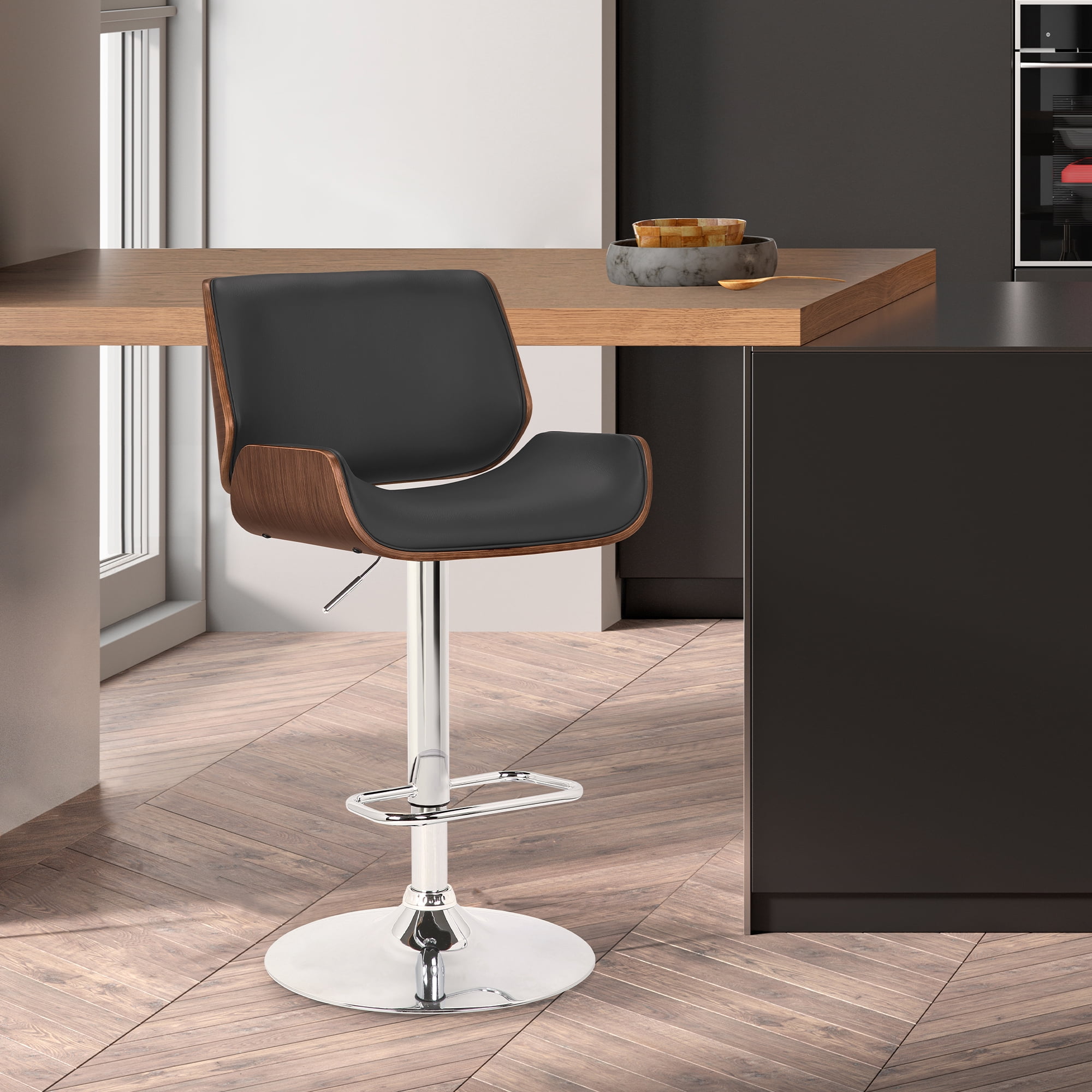 Armen Living London Swivel Barstool