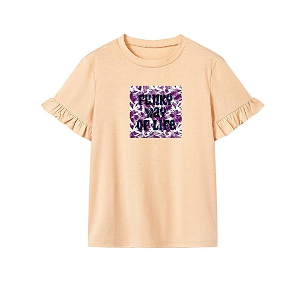 Camiseta de mujer con cuello redondo, camiseta básica simple para desplazamientos, viajes, playa XL