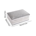 thumbnail image 3 of 85L Clear Storage Bags Extra Large Waterproof Organizer | Heavy Duty Zippered Clothes Storage Container | Durable Plastic, Foldable, Dustproof, Grey/Yellow | Seasonal Blanket, Comforter, Apparel, 3 of 7
