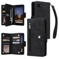 thumbnail image 1 of Case for Google Pixel 3A Magnetic Leather Zipper Wallet Cover Card Holder, 1 of 5