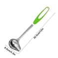thumbnail image 3 of TUWABEII Home Decor Clearance Pouring SpoonNon Slip HandleStainless Steel Porridge SpoonSoup ShellKitchen DrizzleSide SpoutSoup Spoon, 3 of 6