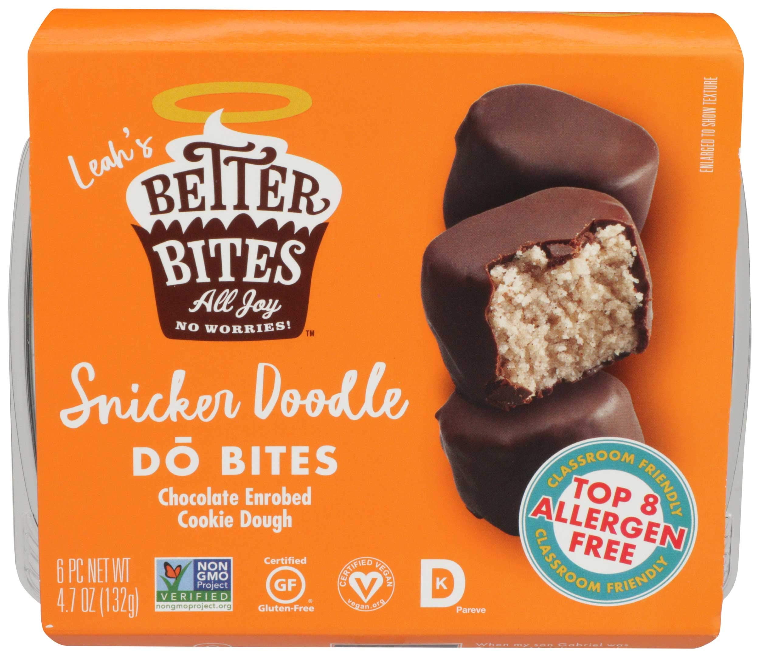 Better Bites Snickerdoodle Do Bites, 4.7 Ounce 6 per case.