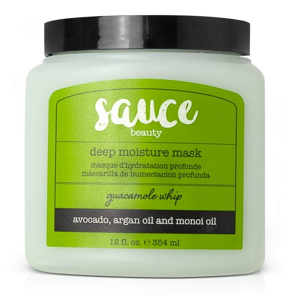 Mascarilla capilar SAUCE BEAUTY Guacamole Whip 360 ml para cabello seco y dañado