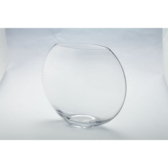 CC Home Furnishings Spherical Glass Tabletop Vase - 10" - Clear