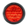 thumbnail image 3 of 2 Red + 2 Amber + 2 White 4" Round 24 LED Trailer Tail Light Kit [DOT Certified] [Grommets & Plugs Included] [IP67 Waterproof] Stop Brake Turn Reverse Back Up Trailer Lights For RV Truck Jeep, 3 of 9