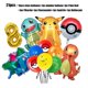 thumbnail image 1 of Suministros de decoración para fiesta de cumpleaños de Pokemon, decoración de globos de Pikachu, vajilla desechable de feliz cumpleaños, fiesta de papel para niños, 1 of 4