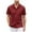 Red, variant on kamemir Men's Short Sleeve Oxford Shirt Regular Fit Button Down Collar Shirts with Pocket(Pink,L)