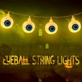 thumbnail image 2 of Halloween Decor Halloween Eye Ball Light Battery Operated & USB 10ft Warm White LED Light, 2 of 6