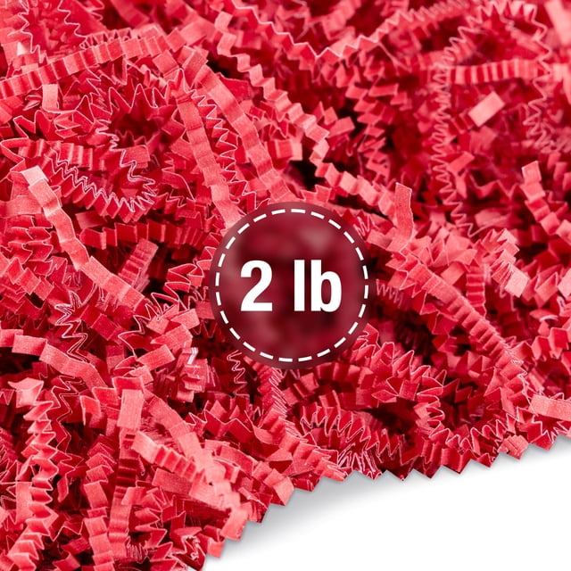 Relleno de papel arrugado FRILLZ rojo, 0,9 kg