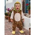 thumbnail image 3 of RUINIXCW Toddler Baby Boy Girl Duck Costume Newborn Infant Halloween Animal Costume Warm Fall Winter Plush Jumpsuit Outfit Long Sleeve Hood Zip Up Romper Snowsuit Foot Covers, 3 of 10