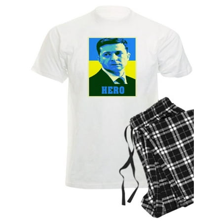 

CafePress - Ukrainian President Zelenskyy Ukraine Flag Pajamas - Men s Light Pajamas