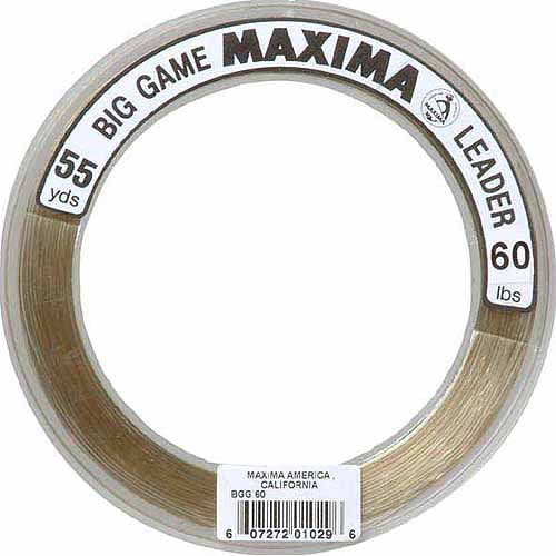 Maxima Big Game Leader Wire, Ultragreen, 55 yds, 60 lb