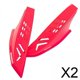 thumbnail image 1 of 2 Piezas Decorativas Protectoras De Cuernos Para Casco De Motocicleta De Plástico, Color Rosa, 1 of 8