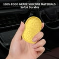 thumbnail image 6 of ZKAUTO Car Coasters for Cup Holders [4 Pack] - 2.75In Silicone Auto Mug Mats - Universal Non-Slip Recessed Car Interior Accessories - Yellow, 6 of 14