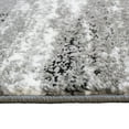 thumbnail image 5 of BizChair Area Rug Modern Contemporary Design 1102 Grey White Black (2 Feet X 7 Feet 3 Inch) Runner, 5 of 6