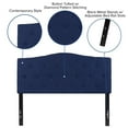 thumbnail image 4 of Cambridge Tufted Upholstered Full Size Headboard in Navy Fabric, 4 of 9